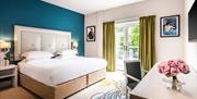 Double bedroom at Daffodil Hotel & Spa in the Lake District, Cumbria